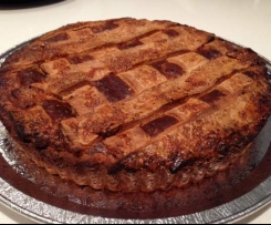 Orange & Chocolate Ricotta Tart