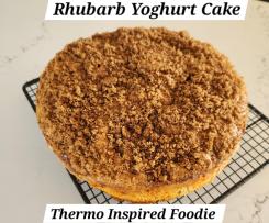 Rhubarb Yoghurt Cake