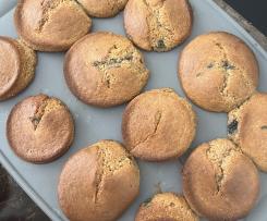 Paleo apple and blueberry muffins