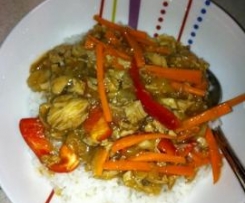 Muma Mutembos sweet & sour chicken   ( gluten free, dairy free, fructose friendley)