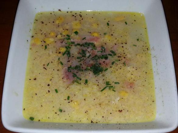 TOO EASY CHICKEN AND CORN SOUP