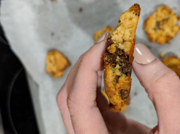 Chewy Low Carb Choc Chip Cookies