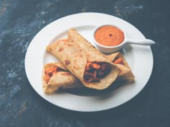 Paneer Frankie Recipe