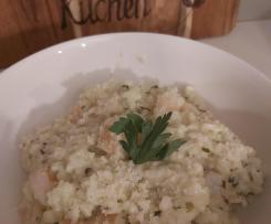 Creamy Garlic Prawn Risotto