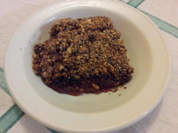 Rhubarb and Apple Crunch