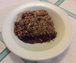 Rhubarb and Apple Crunch