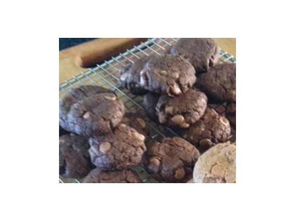 Chocolate Almond Butter Cookies