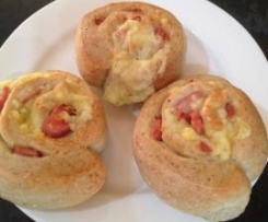 Cheese and Bacon Scrolls