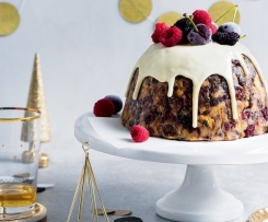 Christmas panettone pudding