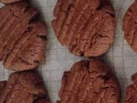 Coconut and cacao cookies