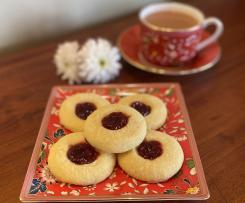 Janine's Jam Drop Biscuits - Thermie and Friends