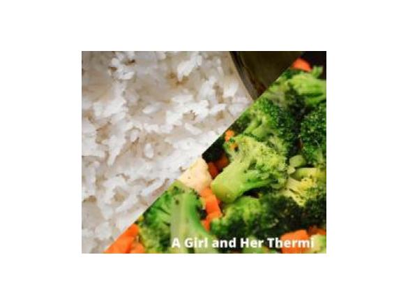Steamed Rice and Vegetables