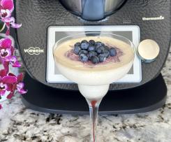 Blueberry White Chocolate Mousse - Vegan & Protein rich