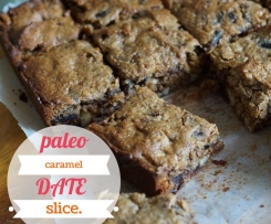 Paleo Caramel Date Slice