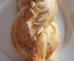 CUSTARD AND ALMOND PLAIT