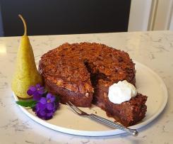 Sticky Date and Pear Cake