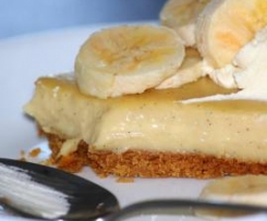 Vanilla and ginger custard tart