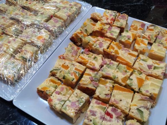 Ham (Or Chicken) and Vegetable Frittata