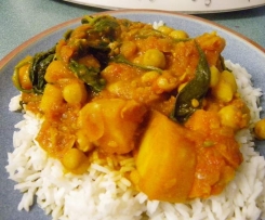 Parsnip, Carrot and Chickpea Stew