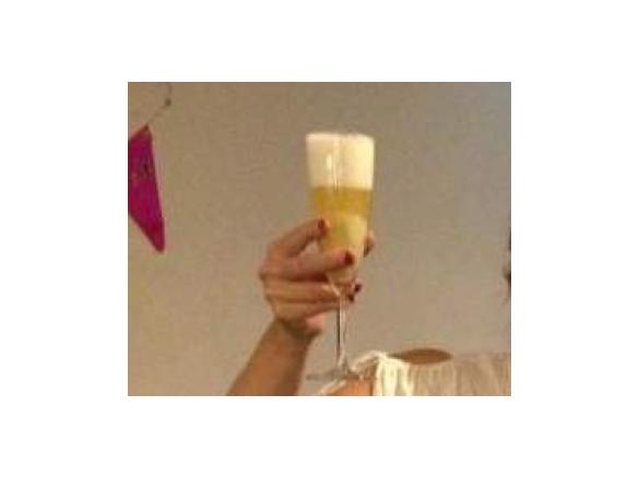 Kombucha and Ginger  Citrus Sorbet Cocktail