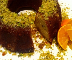 Macadamia & Pistachio Orange Syrup Cake