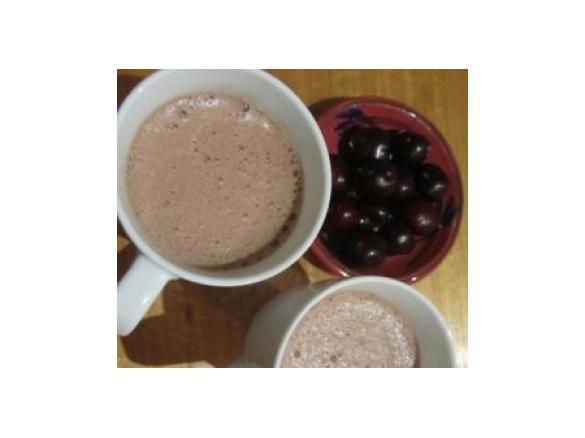 Cherry Ripe Hot Chocolate