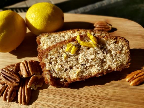 Lemon and Pecan Syrup Loaf
