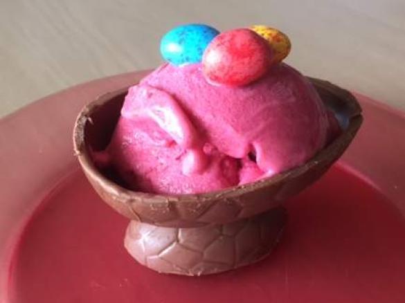 Easter Frozen Raspberry Delight