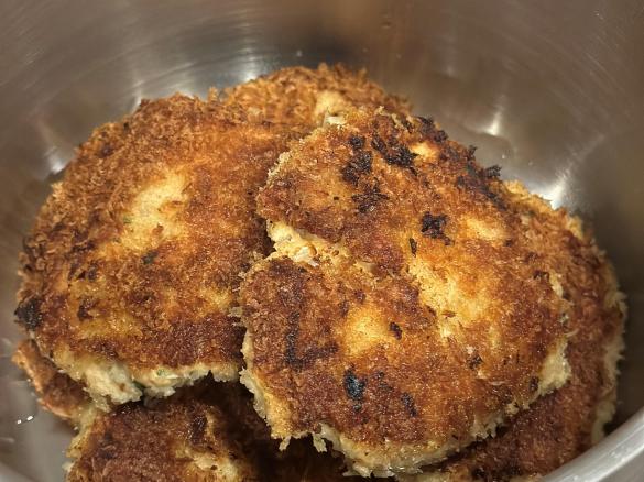 Tuna Patties Panko Crumbed