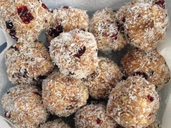Dark Choc and Cranberry Nutty Bliss Balls