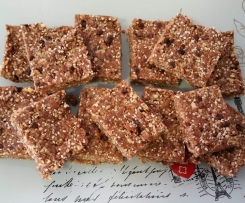 Raw Chocolate Crackle Slice (from 28 by Sam Wood)