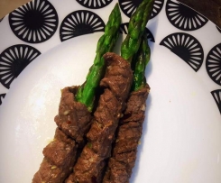Beef Wrapped Asparagus - Paleo / Gluten Free
