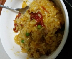Pumpkin Risotto with sundried tomatoes