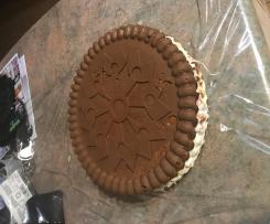 Choc-Mallow berry biscuit sandwich