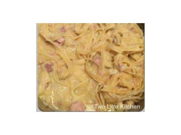 Weight Watchers, ProPoint Converted Clone of Dairy Free Fettucine Carbonara