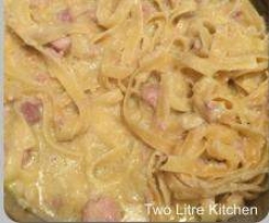 Weight Watchers, ProPoint Converted Clone of Dairy Free Fettucine Carbonara