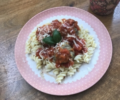 Italian Meatballs and Sauce with Hidden Veggies