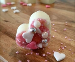 Valentine's White Chocolate Hearts