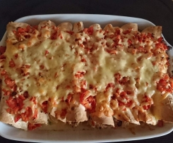 Greek yogurt and chicken Enchiladas