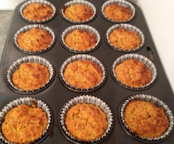 Veggie Loaded Oatbran Muffins
