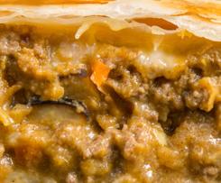 Beef curry pies (Pie-maker)
