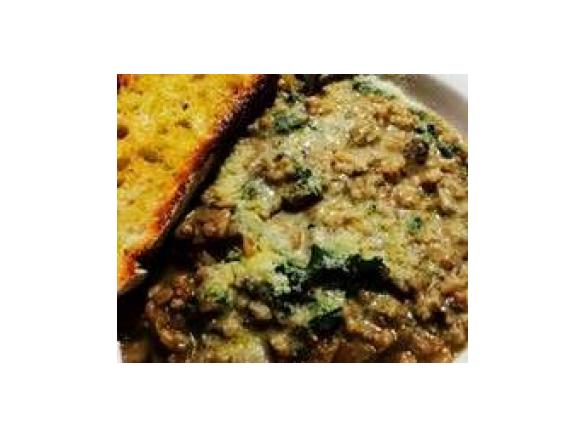 Farro Risotto with Porcini Mushroom