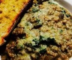 Farro Risotto with Porcini Mushroom