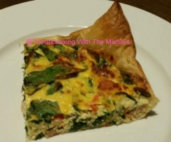 Spinach, Bacon & Sundried Tomato Quiche