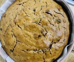 Healthy Home School Christmas Cake, gluten free option