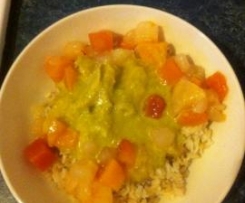 Diana's Fruity Chicken Curry