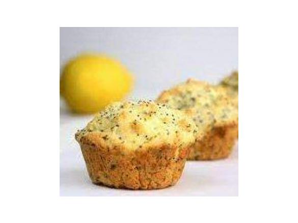 Variation lemon poppyseed muffins