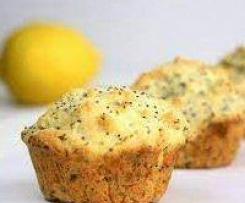 Variation lemon poppyseed muffins