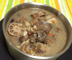 Chinese Pork Bone Peanut & Lotus Root Soup