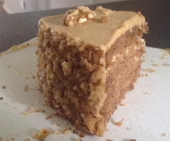 Coffee Walnut Gateau